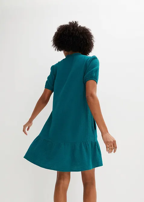 Minikjole av musselin, bonprix