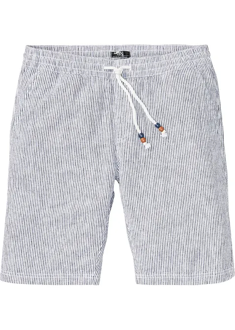 Bermudashorts i linmiks, Regular Fit, bonprix