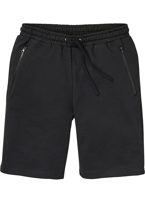Sweat-bermudashorts med praktiske glidel&aring;slommer, bonprix