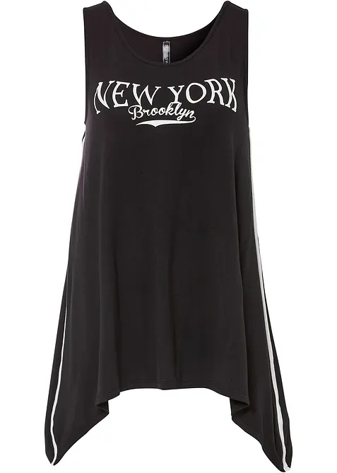 Lang topp i myk viskose, bonprix