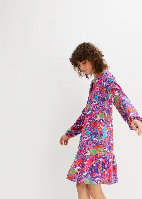 Tunikakjole i lett viskose, bonprix