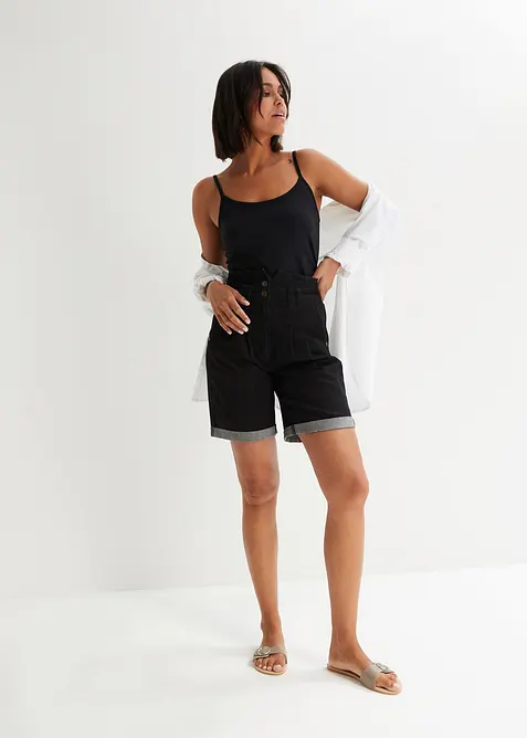 Singlet i &oslash;kologisk bomull (2-pack), bonprix