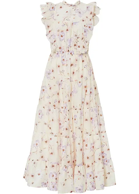 Maxikjole i 100% bomull, bonprix