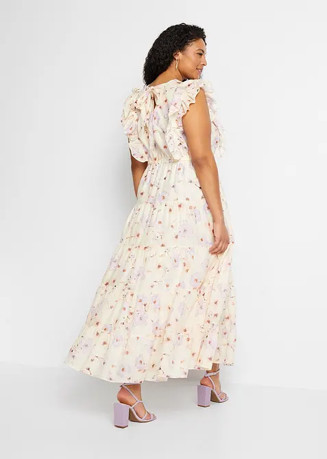 Maxikjole i 100% bomull, bonprix