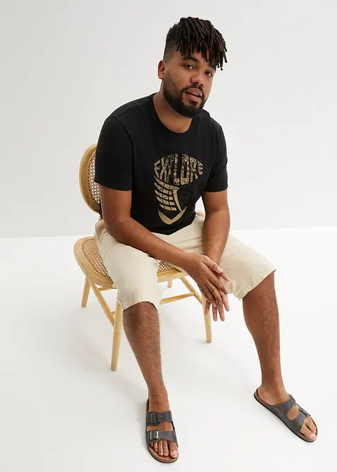 T-skjorte i økologisk bomull, bonprix