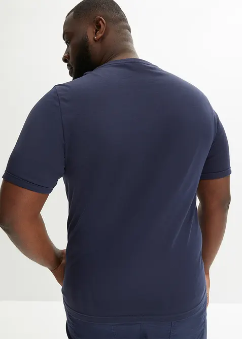 T-skjorte i økologisk bomull (2-pack), bonprix