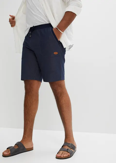 Sweat bermudashorts i denimstil, bonprix