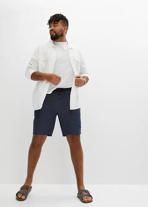Sweat bermudashorts i denimstil, bonprix