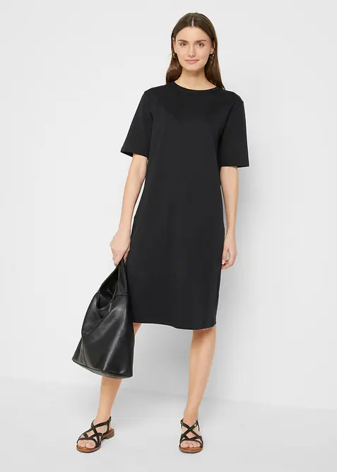 Oversized T-skjortekjole av 100% bomull (2-pack), bonprix