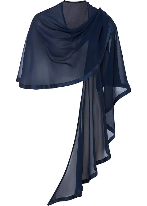 Stola med fin satengdetalj, bonprix