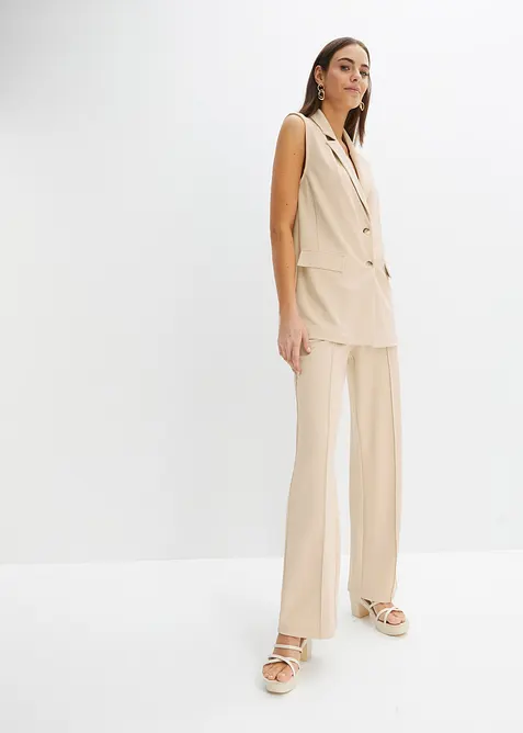 Pull on-bukse i formstabilt Interlockmateriale, bonprix