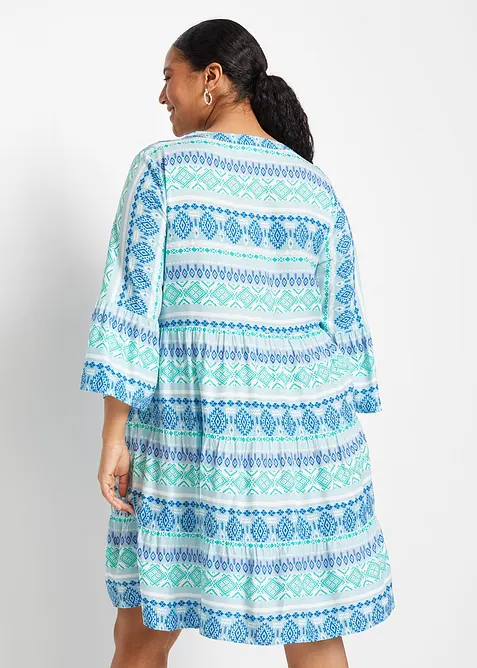 Tunikakjole av fint fallende viskose, bonprix