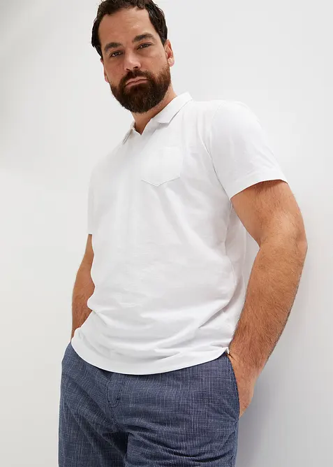 Kortermet poloskjorte, bonprix