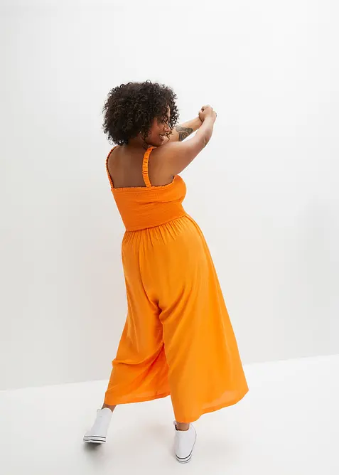 Jumpsuit i lett viskose, bonprix