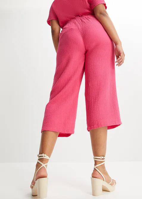 Culottes i bomullsmusselin, bonprix