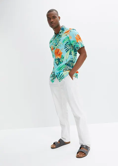 Kortermet skjorte i 100% bomull, bonprix