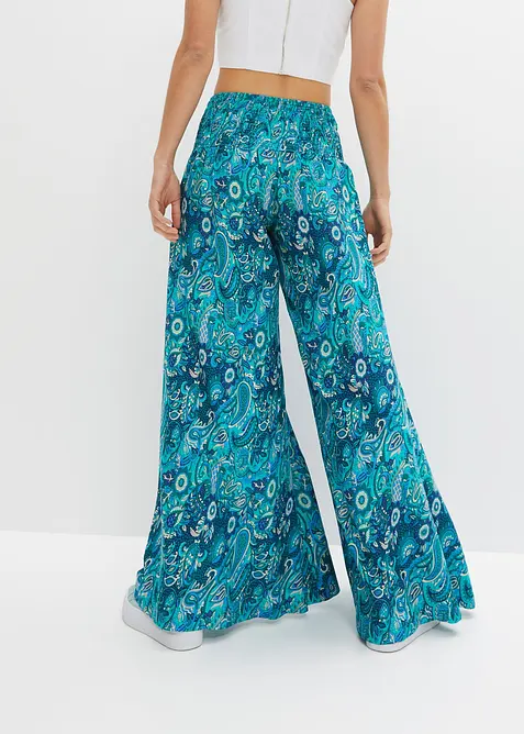 Vid bukse i lett viskose, bonprix