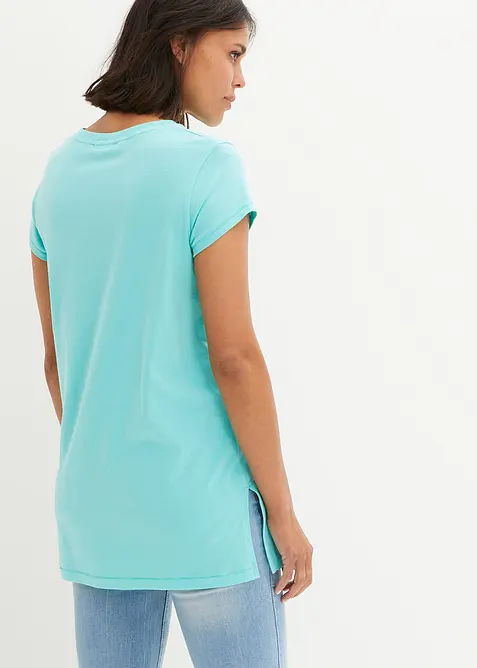 Lang topp i 100% økologisk bomull, bonprix