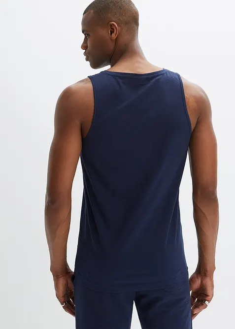 Singlet i økologisk bomull (2-pack), bonprix