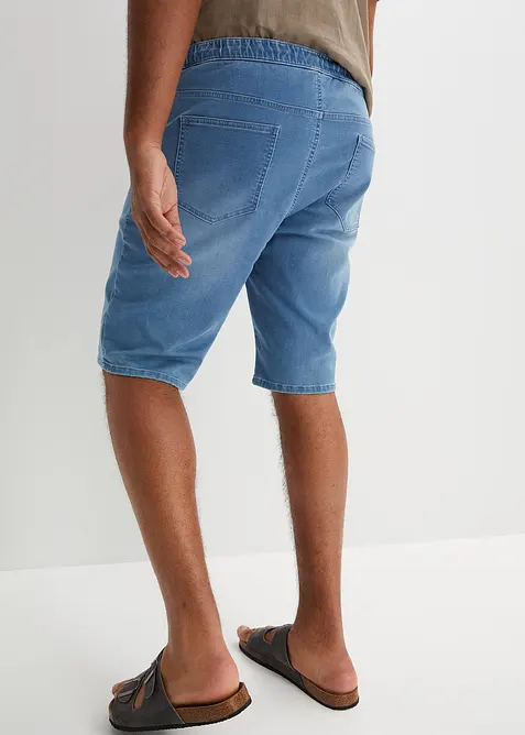 Bermudashorts i sweat-denim look med komfortsnitt, Regular Fit, bonprix