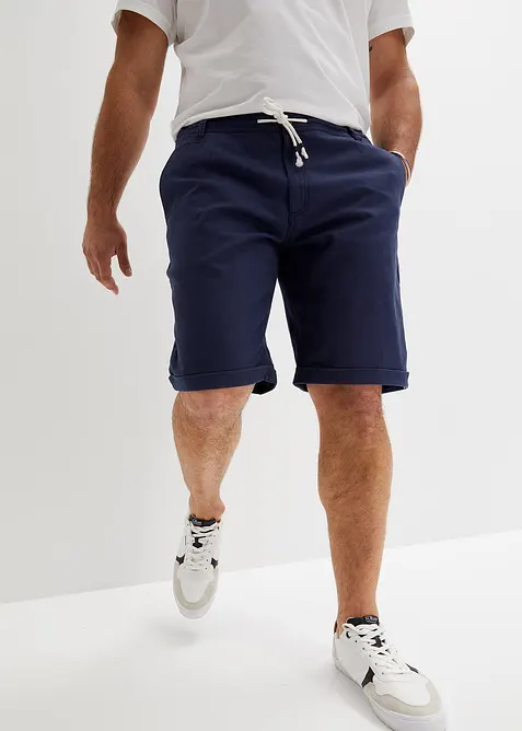 Bermudashorts i luftig  linmiks, Regular Fit, bonprix