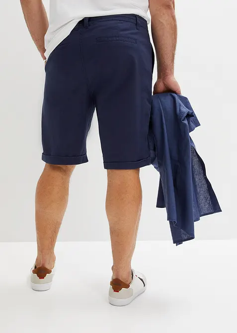Bermudashorts i luftig  linmiks, Regular Fit, bonprix