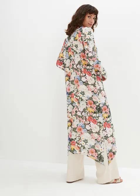 Lang bluse i lett viskose, bonprix