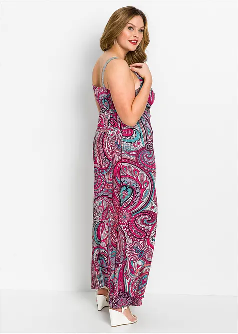 Maxikjole med applikasjoner, bonprix