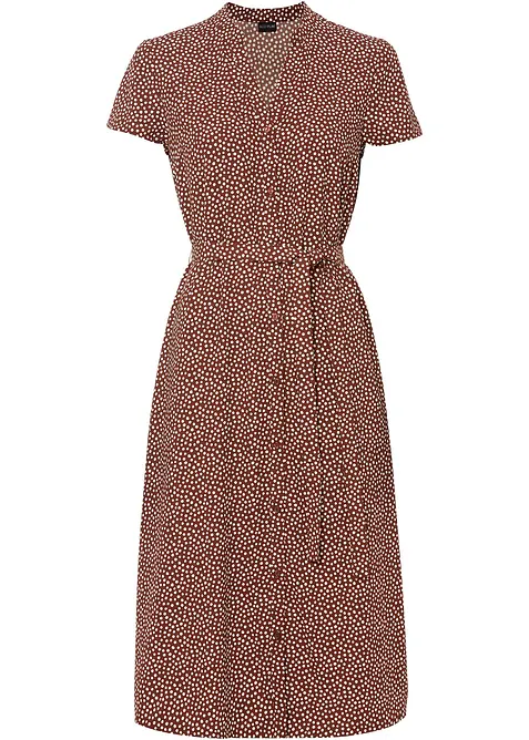 Blusekjole med prikker, bonprix