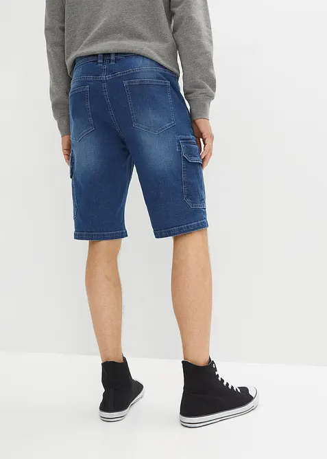 Cargo-bermudashorts i denim med stretch, Regular Fit, bonprix