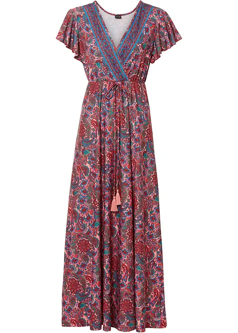 Maxikjole med print, bonprix
