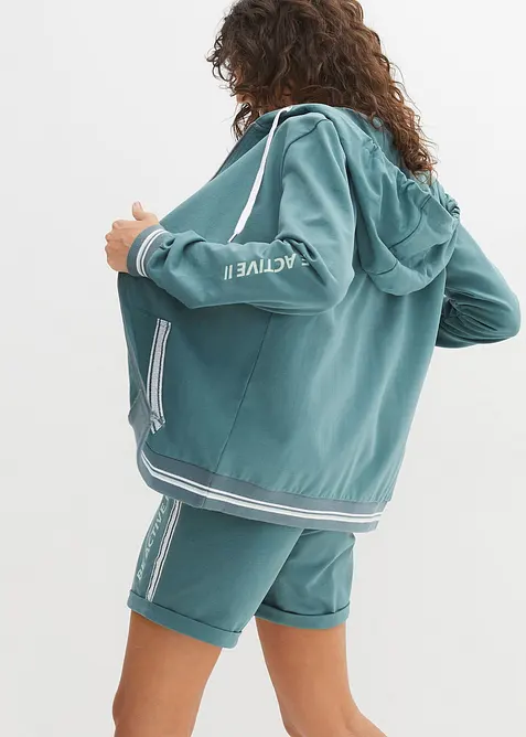 Sweatjakke av 100% økologisk bomull, bonprix