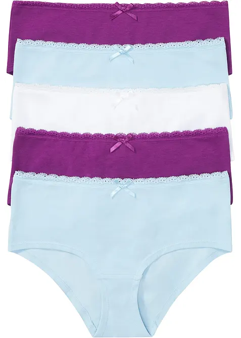 Panty med &oslash;kologisk bomull (5-pack), bonprix