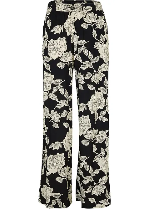 Vid bukse i lett viskose, bonprix