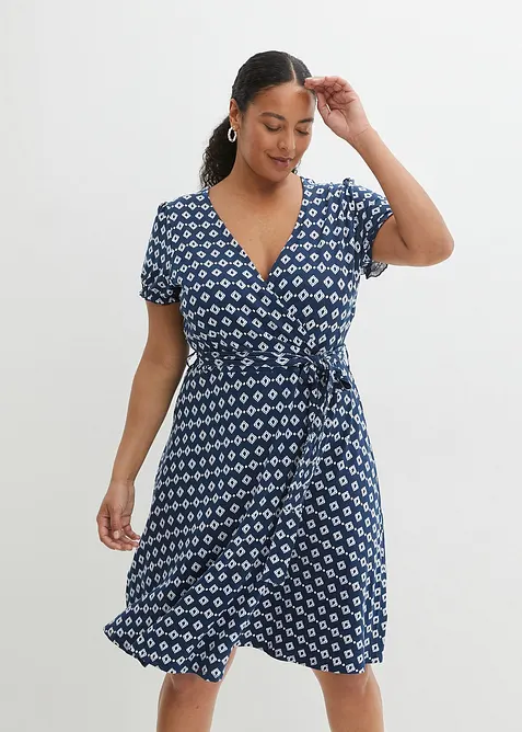 Jerseykjole i viskosemiks, bonprix