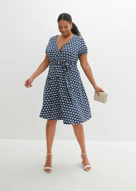 Jerseykjole i viskosemiks, bonprix