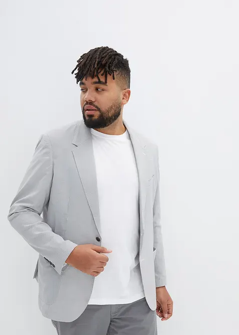 Blazer i kreppmateriale, Regular Fit, bonprix