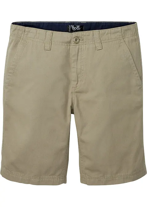 Chinos-bermuda i 100% bomull, Regular Fit, bonprix