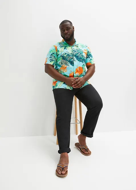 Kortermet skjorte i 100% bomull, bonprix