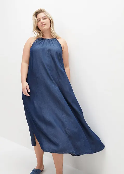 Jeanskjole av lett lyocell, bonprix