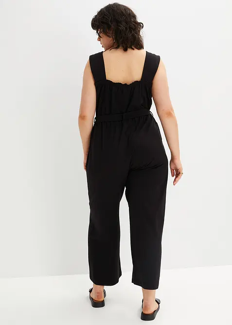 Jumpsuit i jersey i bomullsmiks, bonprix