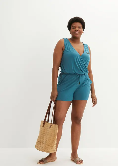 Jersey-jumpsuit av myk viskose, bonprix