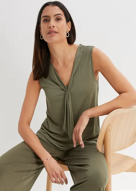 Topp med sl&oslash;yfe, bonprix