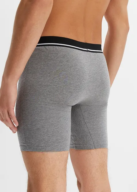 Boksershorts i ettersittende modell med lengre ben (3-pack), bonprix
