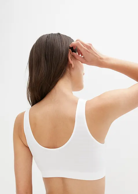 Feel Comfort Seamless-bustier (2-pack), bonprix