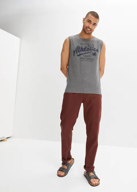 Singlet i bomull (2-pack), bonprix
