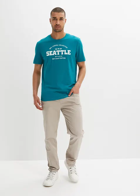 T-skjorte i 100% bomull (2-pack), bonprix