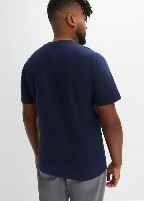 T-skjorte i 100% bomull (2-pack), bonprix