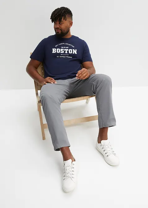 T-skjorte i 100% bomull (2-pack), bonprix