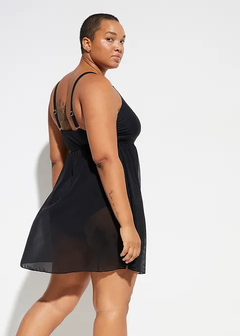 Badekjole med mesh, bonprix